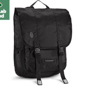 Timbuk2 Black Pannier Bag with Front Flap and Buckles